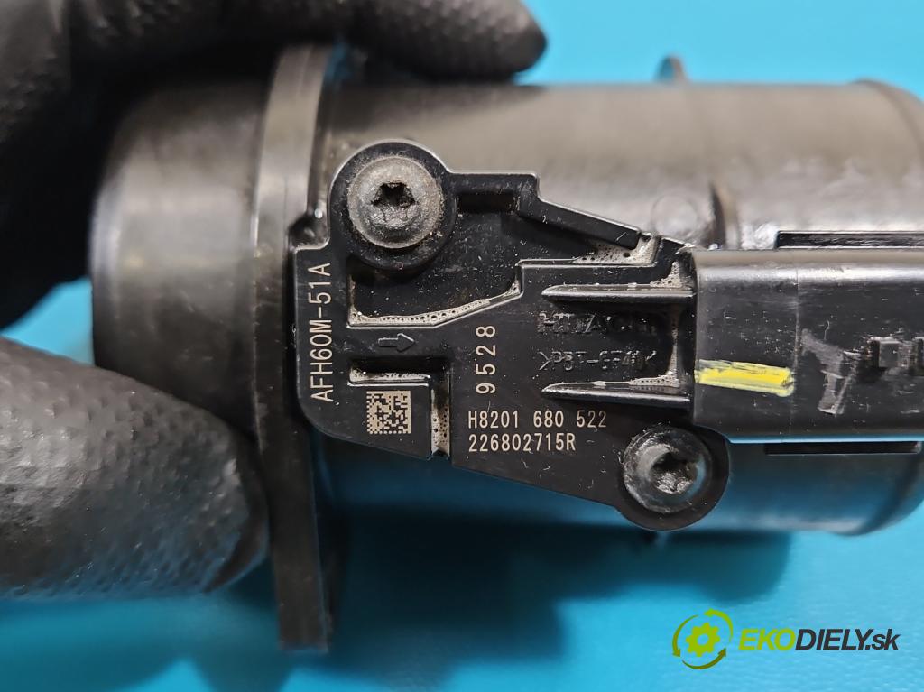 Dacia Dokker 2012- 1.5 dci 95 hp manual 70 kW 1461 cm3 5- váha vzduchu 165769677R (Snímač hmotnosti vzduchu)