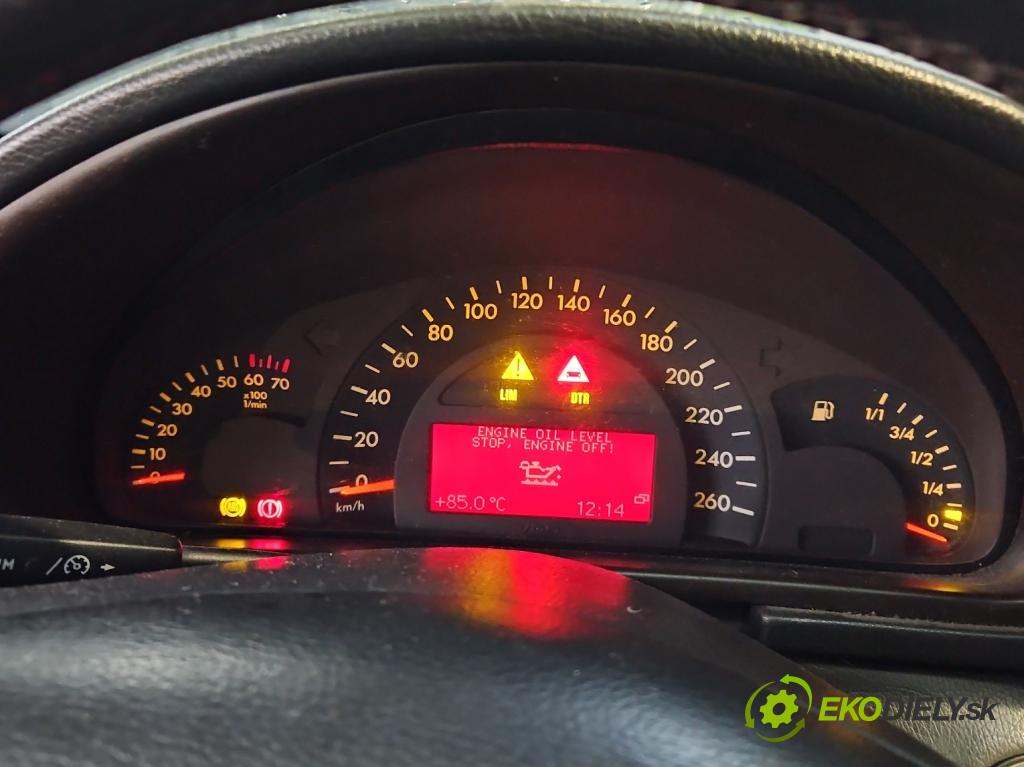 Mercedes C W203 2000-2007 2.0 kompressor 163 HP manual 120 kW 1998 cm3 4- prístrojovka/ budíky A2035403511 (Prístrojová doska)