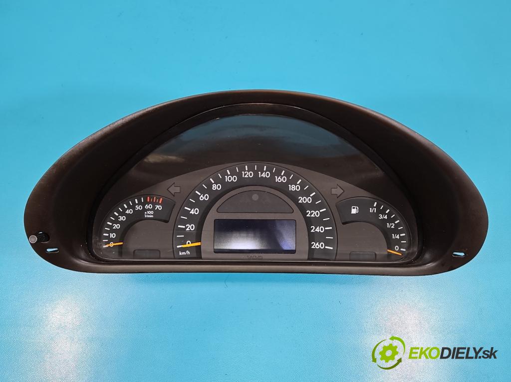 Mercedes C W203 2000-2007 2.0 kompressor 163 HP manual 120 kW 1998 cm3 4- prístrojovka/ budíky A2035403511 (Prístrojová doska)