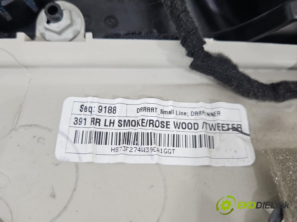 Ford Fusion USA 2012-2020 2.0 EcoBoost: 241KM automatic 177 kW 1999 cm3 4- Čalounictví: dvere predné ľavé