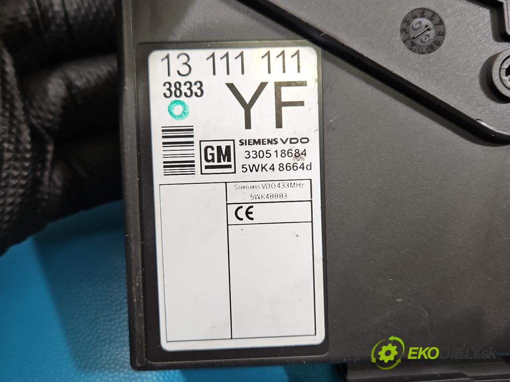 Opel Corsa C 2000-2006 1.2 16V 75 HP manual 55 kW 1199 cm3 3- riadiaca jednotka motora 0261207962