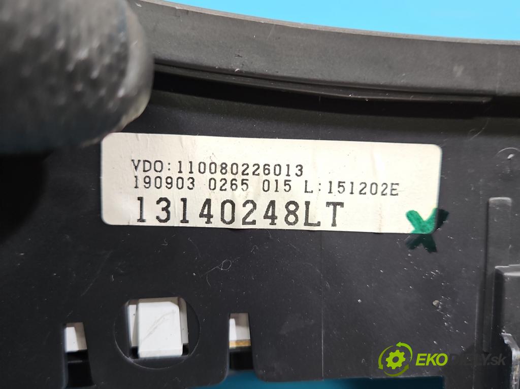 Opel Corsa C 2000-2006 1.2 16V 75 HP manual 55 kW 1199 cm3 3- riadiaca jednotka motora 0261207962