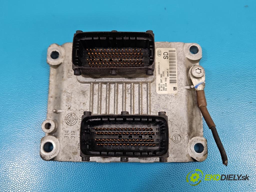 Opel Corsa C 2000-2006 1.2 16V 75 HP manual 55 kW 1199 cm3 3- riadiaca jednotka motora 0261207962