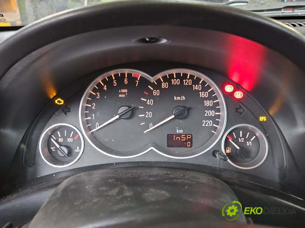 Opel Corsa C 2000-2006 1.2 16V 75 hp manual 55 kW 1199 cm3 3- řídící jednotka motoru 0261207962