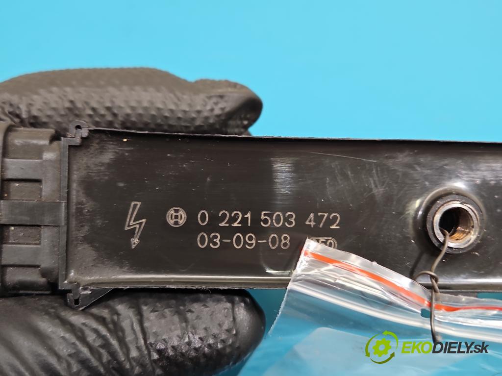 Opel Corsa C 2000-2006 1.2 16V 75 HP manual 55 kW 1199 cm3 3- cievka zapaľovacia 0221503472 (Zapaľovacia cievka)
