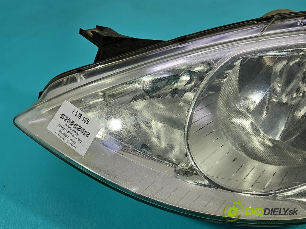 Mercedes A W169 2004-2012 2.0 cdi 109 HP manual 80 kW 1992 cm3 5- Reflektor: ľavý A1698200161 (Kľučka dverí ostatné)