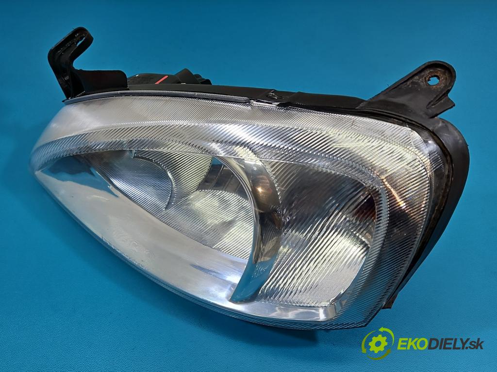 Opel Corsa C 2000-2006 1.2 16V 75 hp manual 55 kW 1199 cm3 3- světlo levý  (Klika dveří ostatní)