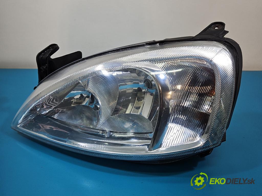 Opel Corsa C 2000-2006 1.2 16V 75 hp manual 55 kW 1199 cm3 3- světlo levý  (Klika dveří ostatní)