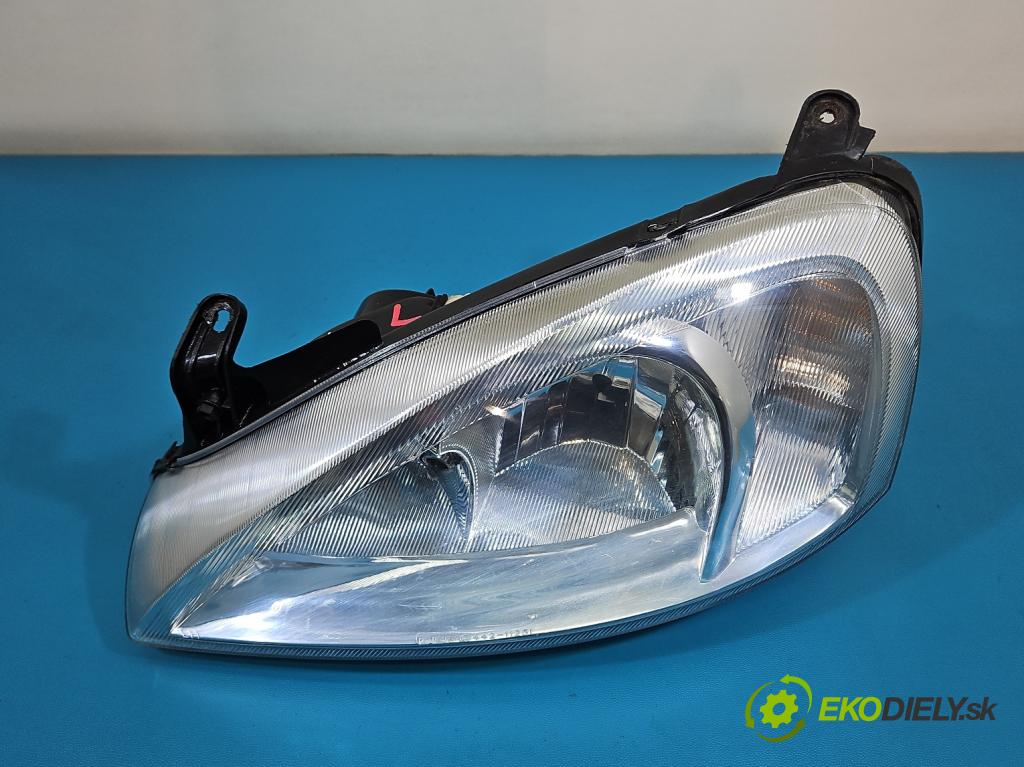 Opel Corsa C 2000-2006 1.2 16V 75 hp manual 55 kW 1199 cm3 3- světlo levý  (Klika dveří ostatní)