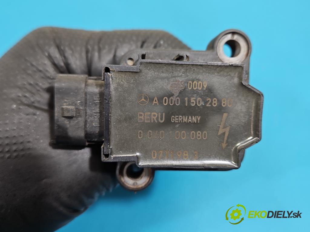 Mercedes C W203 2000-2007 2.0 kompressor 163 HP manual 120 kW 1998 cm3 4- cievka zapaľovacia 0040100080 (Zapaľovacia cievka)