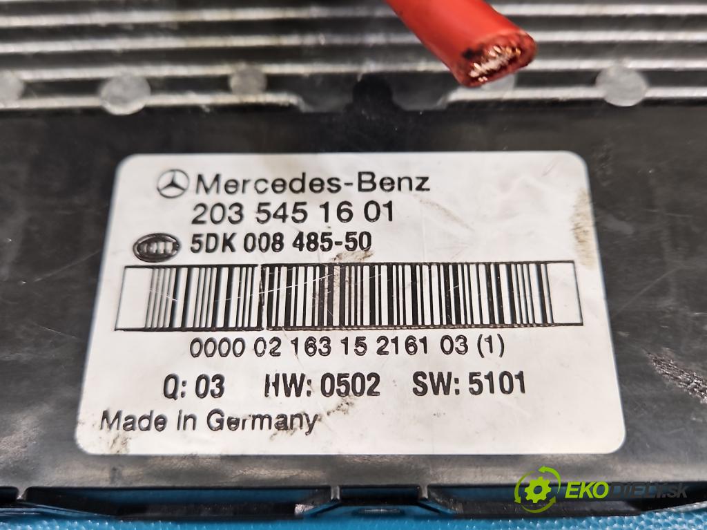Mercedes C W203 2000-2007 2.0 kompressor 163 HP manual 120 kW 1998 cm3 4- skrinka poistka 5DK008485-50 (Poistková skrinka)