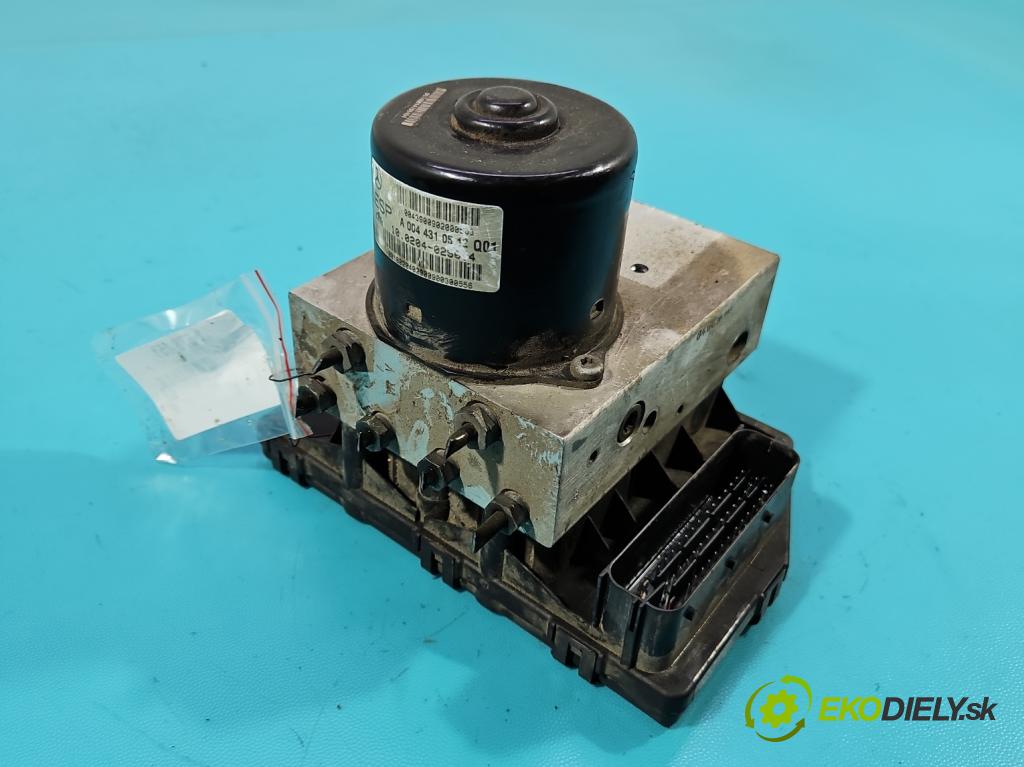 Mercedes C W203 2000-2007 2.0 kompressor 163 hp manual 120 kW 1998 cm3 4- čerpadlo abs A0044310512 (Pumpa ABS)