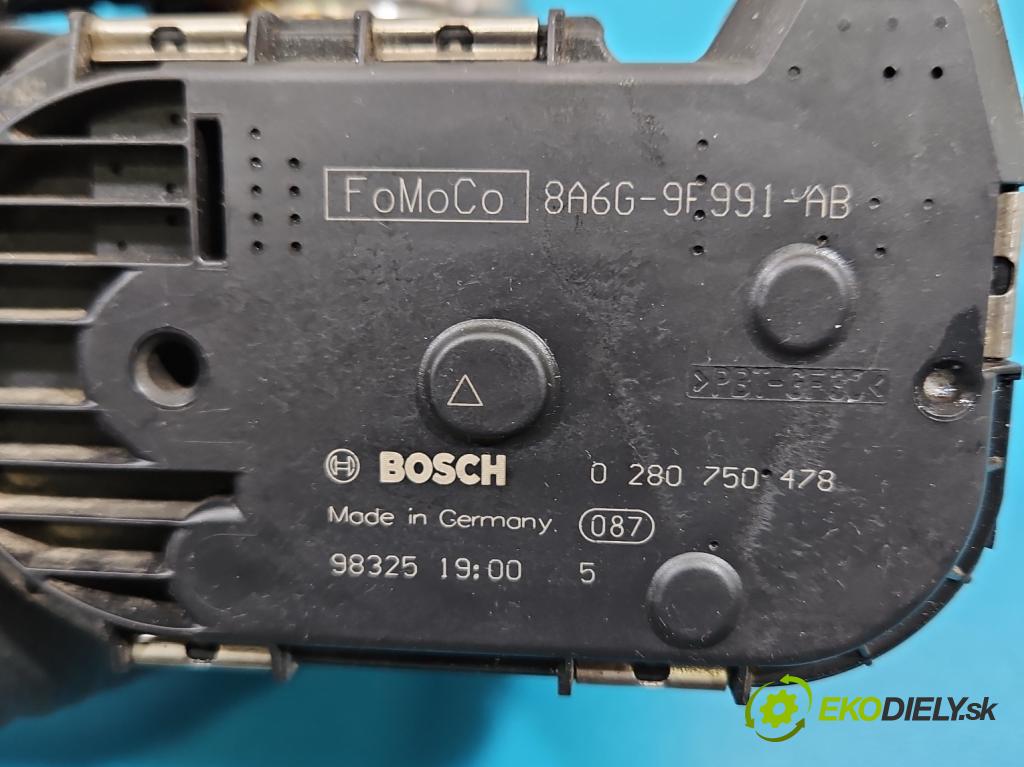 Ford Fiesta Mk7 2008-2017 1.2 16V 82 HP manual 60 kW 1242 cm3 3- klapka 8A6G-9F991-AB (Škrtiaca klapka)