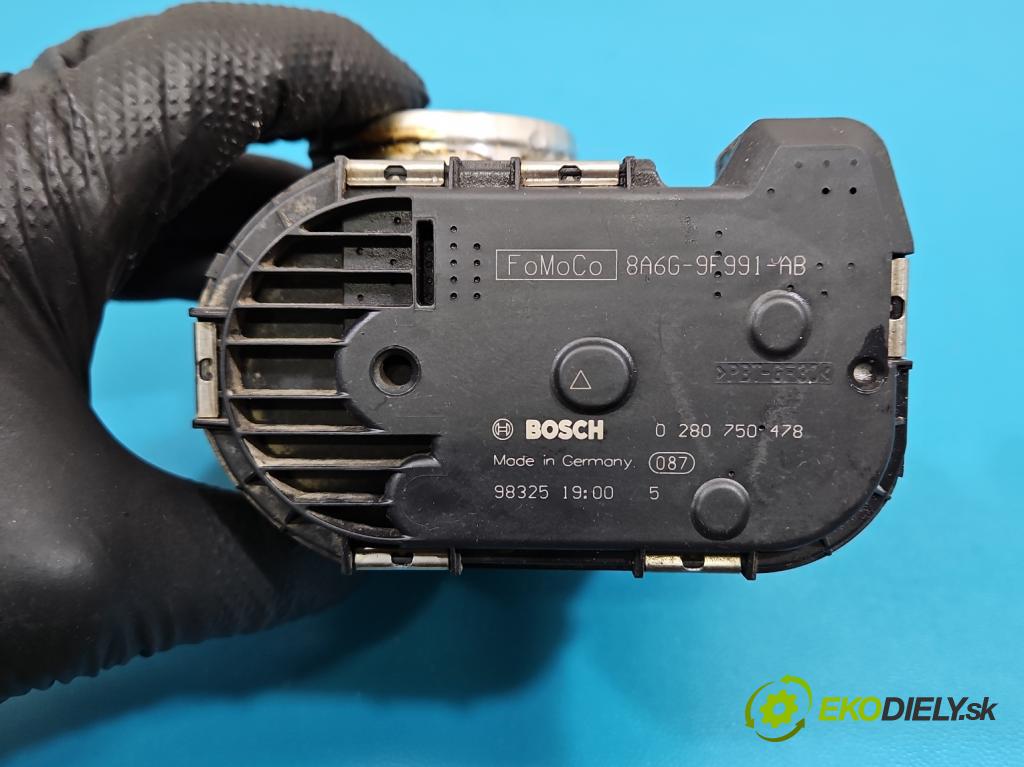 Ford Fiesta Mk7 2008-2017 1.2 16V 82 HP manual 60 kW 1242 cm3 3- klapka 8A6G-9F991-AB (Škrtiaca klapka)