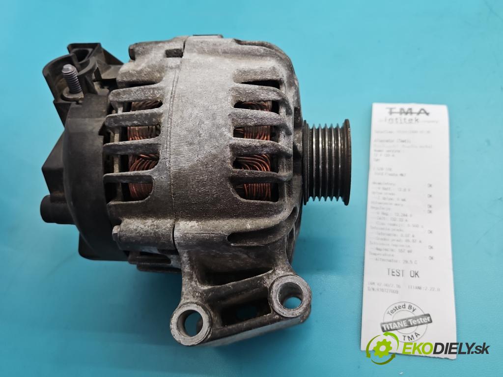 Ford Fiesta Mk7 2008-2017 1.2 16V 82 hp manual 60 kW 1242 cm3 3- Alternator 7G9N-10300-CC (Alternátor)