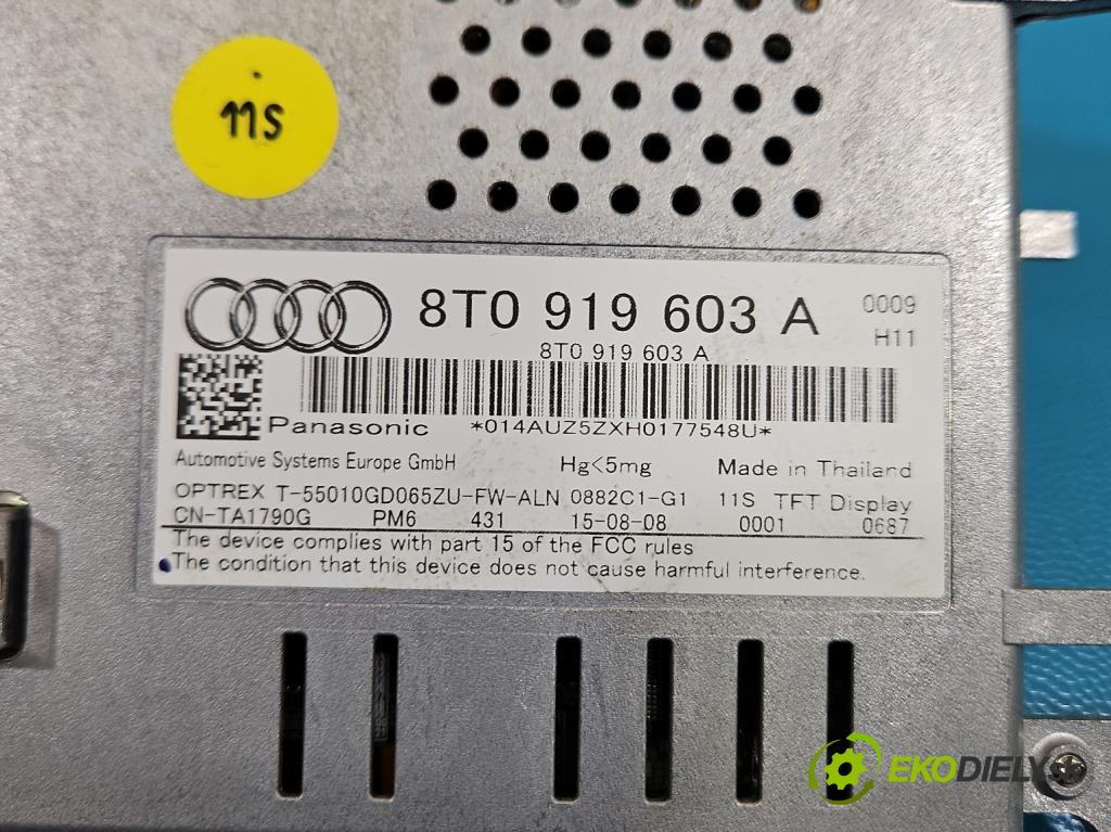 Audi A5 8T 2007-2016 1.8 TFSI 170 HP manual 125 kW 1798 cm3 2- Zobrazit: 8T0919603A (Prístrojová doska)