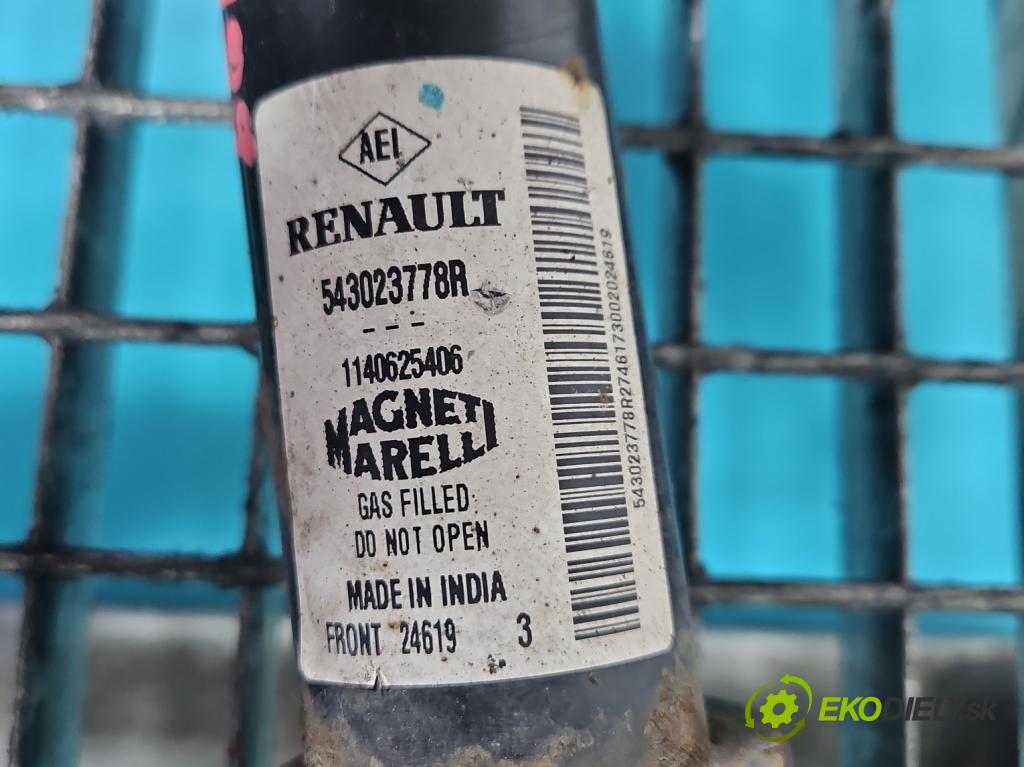 Dacia Dokker 2012- 1.5 dci 95 HP manual 70 kW 1461 cm3 5- tlmič predné ľavý 543023778R (Kľučka dverí ostatné)