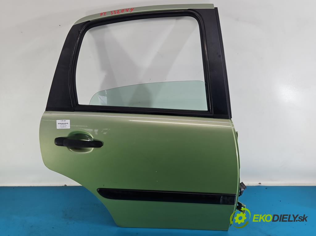 Citroen C3 I 2002-2009 1.4 hdi 68 hp manual 50 kW 1398 cm3 5- dveře zadní pravé  (Klika dveří ostatní)