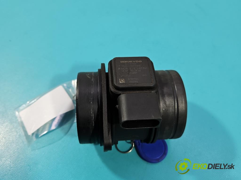 Mercedes A W169 2004-2012 2.0 cdi 109 HP manual 80 kW 1992 cm3 5- průtokoměr: A0000942948 (Váha vzduchu)