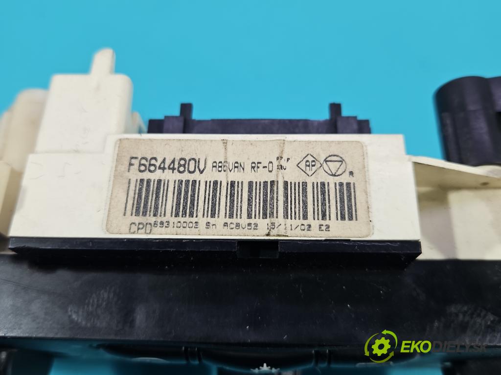 Citroen C3 I 2002-2009 1.4 hdi 68 HP manual 50 kW 1398 cm3 5- panel kúrenia F664480V
