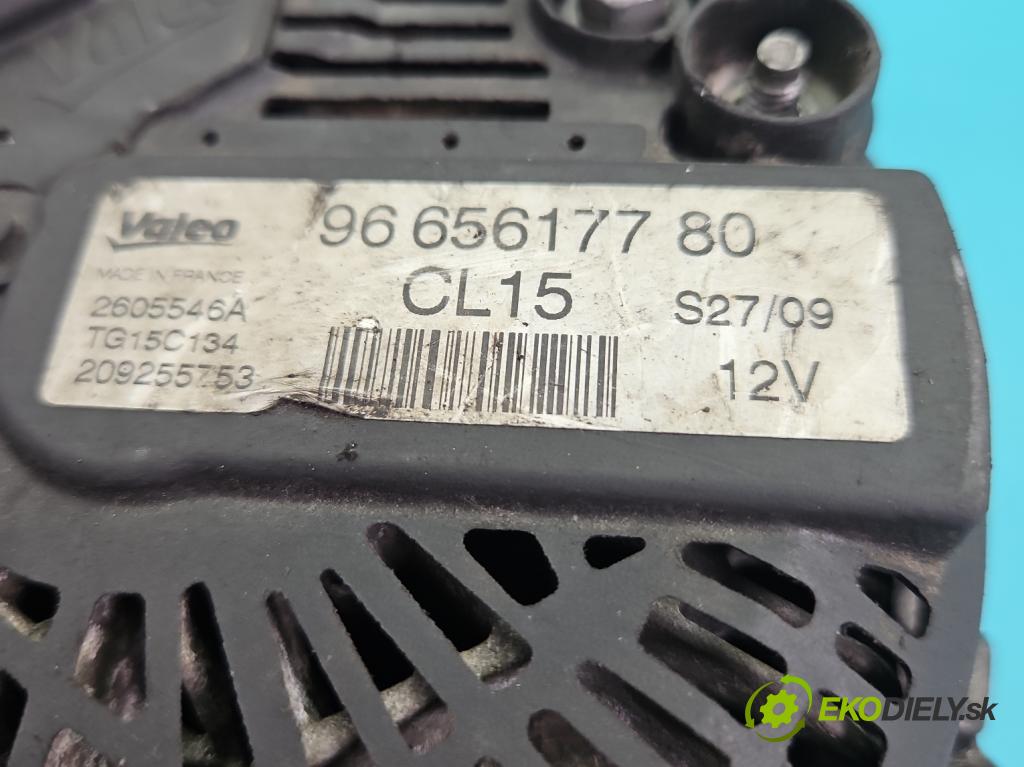 Citroen Xsara Picasso 2.0 hdi 110 HP manual 81 kW 1997 cm3 5- Alternator 9665617780 (Alternátor)