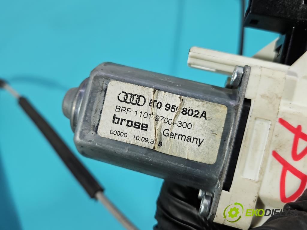 Audi A5 8T 2007-2016 1.8 TFSI 170 hp manual 125 kW 1798 cm3 2- mechanismus stahování přední pravý 8T0959802A