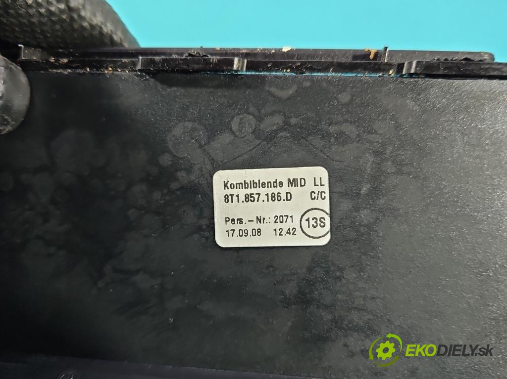 Audi A5 8T 2007-2016 1.8 TFSI 170 HP manual 125 kW 1798 cm3 2- lišta ozdobná vnitŕní: 8T1857186D