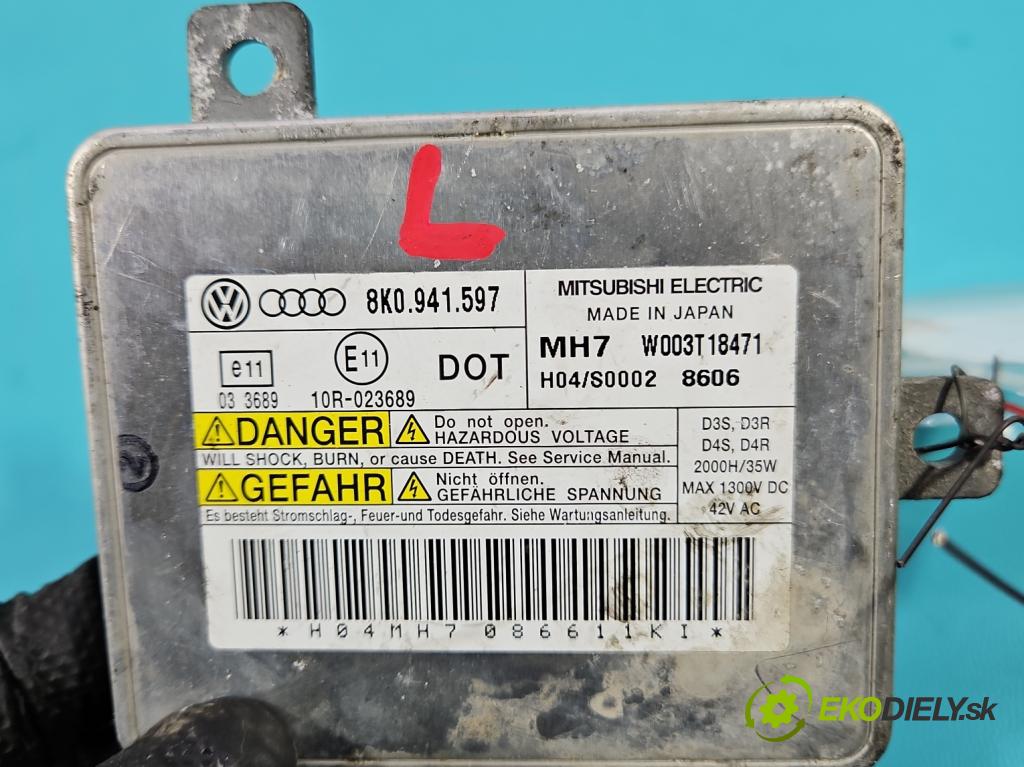 Audi A5 8T 2007-2016 1.8 TFSI 170 hp manual 125 kW 1798 cm3 2- měnič xenon 8K0941597 (Řídící jednotka xenonu)