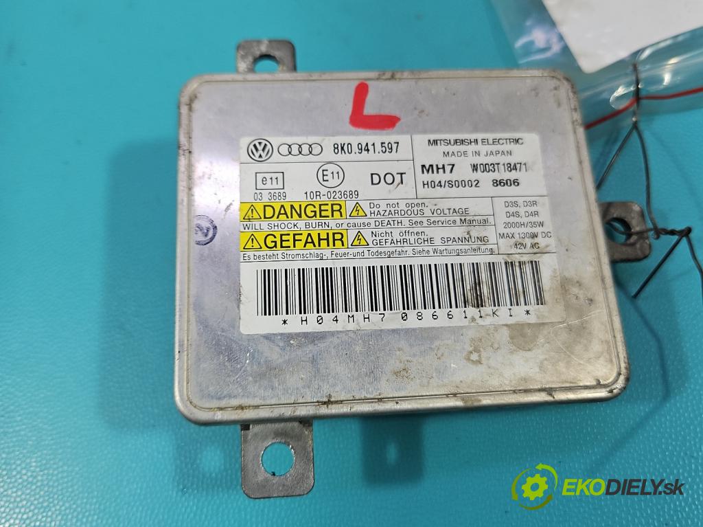 Audi A5 8T 2007-2016 1.8 TFSI 170 hp manual 125 kW 1798 cm3 2- měnič xenon 8K0941597 (Řídící jednotka xenonu)