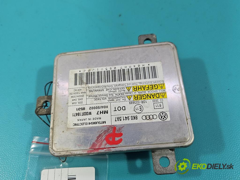 Audi A5 8T 2007-2016 1.8 TFSI 170 hp manual 125 kW 1798 cm3 2- měnič xenon 8K0941597 (Řídící jednotka xenonu)