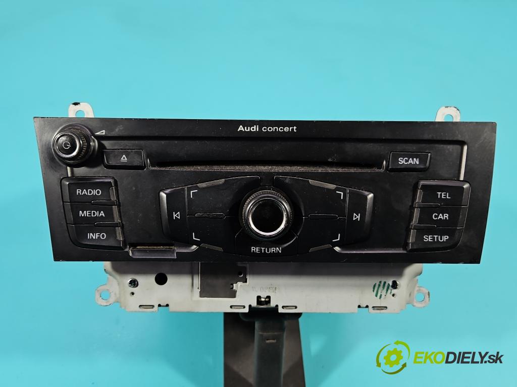 Audi A5 8T 2007-2016 1.8 TFSI 170 hp manual 125 kW 1798 cm3 2- Radio továrna: 8T1035186C