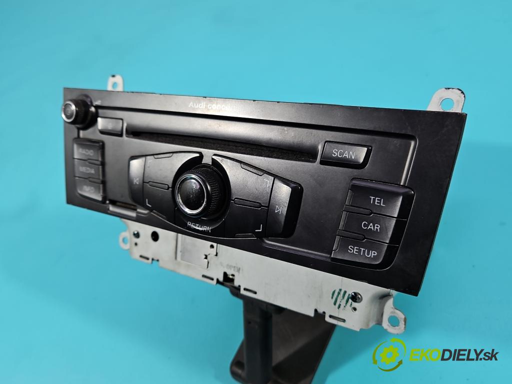 Audi A5 8T 2007-2016 1.8 TFSI 170 HP manual 125 kW 1798 cm3 2- Radio originál 8T1035186C