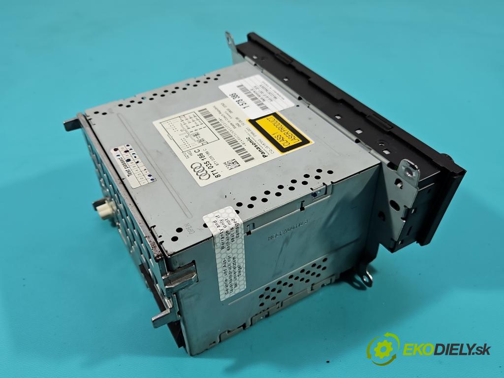 Audi A5 8T 2007-2016 1.8 TFSI 170 HP manual 125 kW 1798 cm3 2- Radio originál 8T1035186C