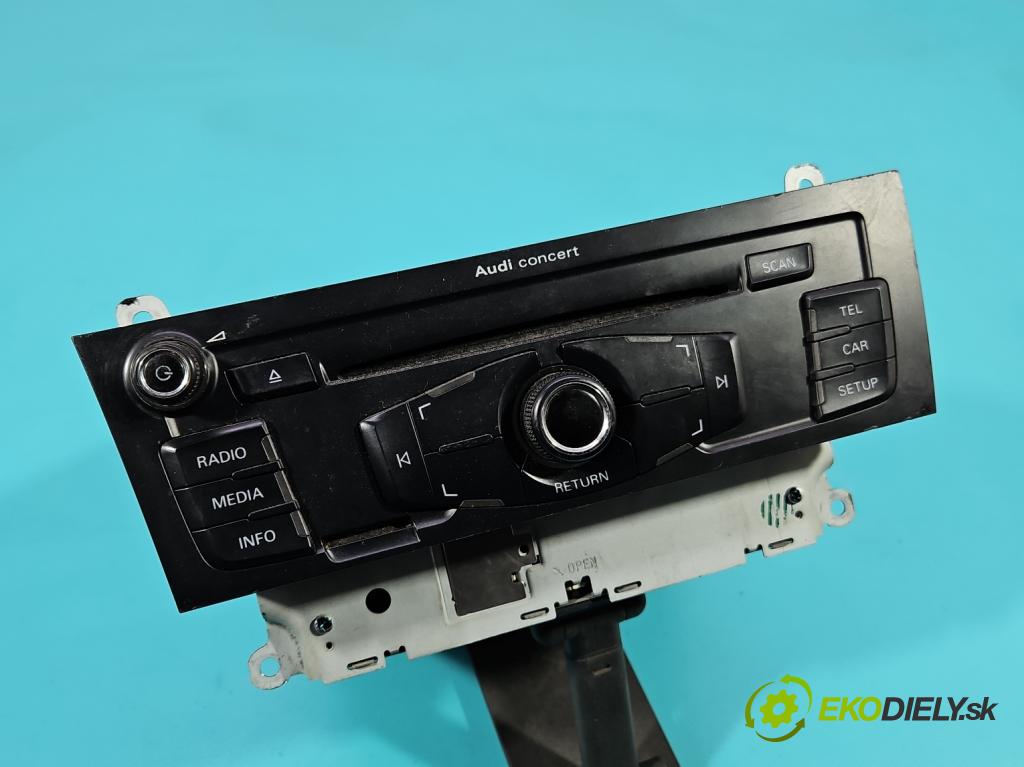 Audi A5 8T 2007-2016 1.8 TFSI 170 HP manual 125 kW 1798 cm3 2- Radio originál 8T1035186C