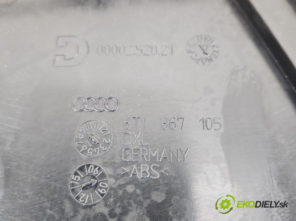 Audi A5 8T 2007-2016 1.8 TFSI 170 HP manual 125 kW 1798 cm3 2- Čalounictví: dvere predné ľavé 8T1867105