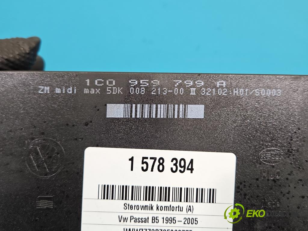 Vw Passat B5 1995-2005 1.9 tdi 131 HP manual 96 kW 1896 cm3 5- riadiaca jednotka komfortu 1C0959799A