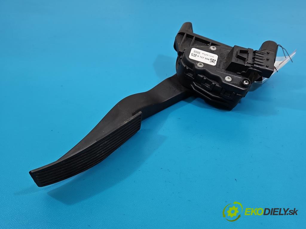 Opel Astra III 2004-2014 1.6 16V 105 HP manual 77 kW 1598 cm3 5- pedal plyn potenciometr: 9157998