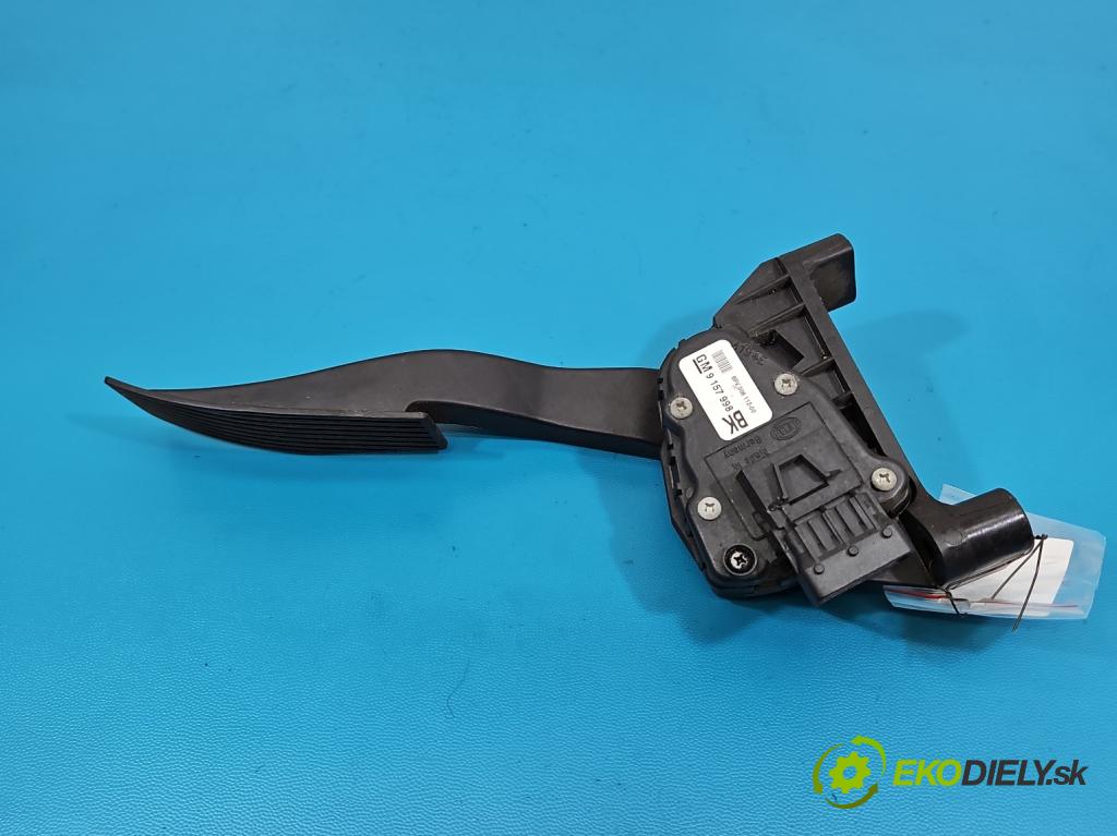 Opel Astra III 2004-2014 1.6 16V 105 HP manual 77 kW 1598 cm3 5- pedal plyn potenciometr: 9157998