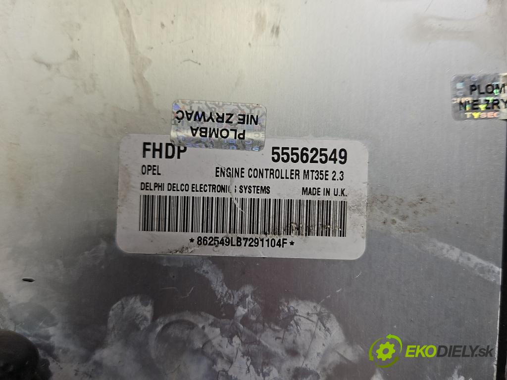 Opel Astra III 2004-2014 1.6 16V 105 HP manual 77 kW 1598 cm3 5- riadiaca jednotka motora 55562549