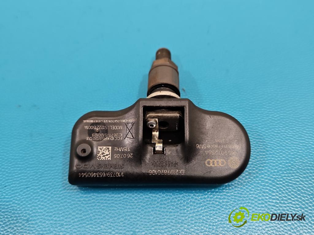 Vw Passat B6 2005-2010 2.0 TFSI 200 hp automatic 147 kW 1984 cm3 5- snímač tlaku pneumatika 1K0907255A (Snímač tlaku v pneumatice)
