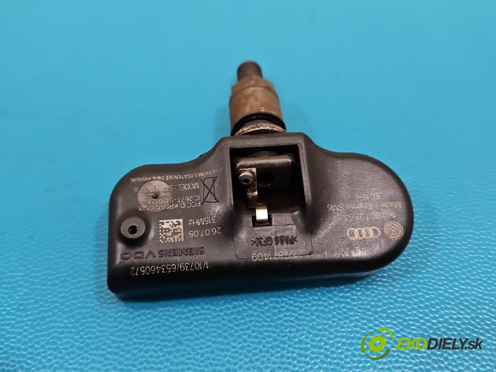 Vw Passat B6 2005-2010 2.0 TFSI 200 hp automatic 147 kW 1984 cm3 5- snímač tlaku pneumatika 1K0907255A (Snímač tlaku v pneumatice)