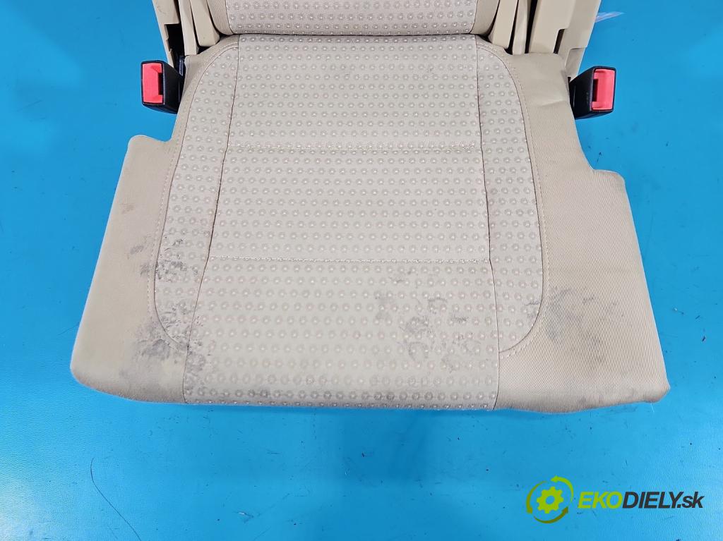 Vw Touran I 2003-2015 2.0 tdi 140 HP manual 103 kW 1968 cm3 5- Sedačka zadné ľavý III