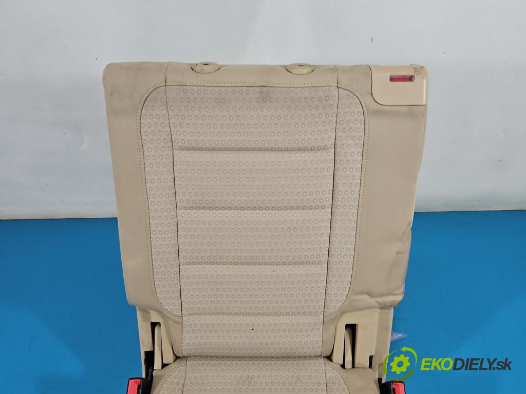 Vw Touran I 2003-2015 2.0 tdi 140 HP manual 103 kW 1968 cm3 5- Sedačka zadné ľavý III