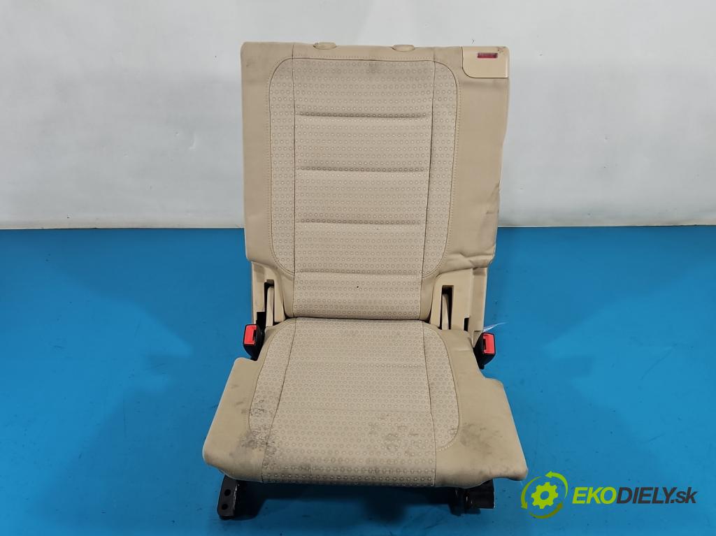 Vw Touran I 2003-2015 2.0 tdi 140 HP manual 103 kW 1968 cm3 5- Sedačka zadné ľavý III 