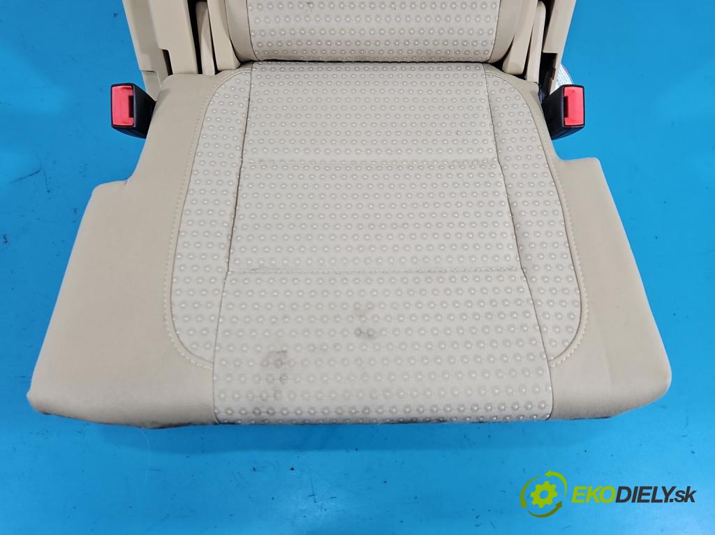 Vw Touran I 2003-2015 2.0 tdi 140 HP manual 103 kW 1968 cm3 5- Sedačka zadné pravý III
