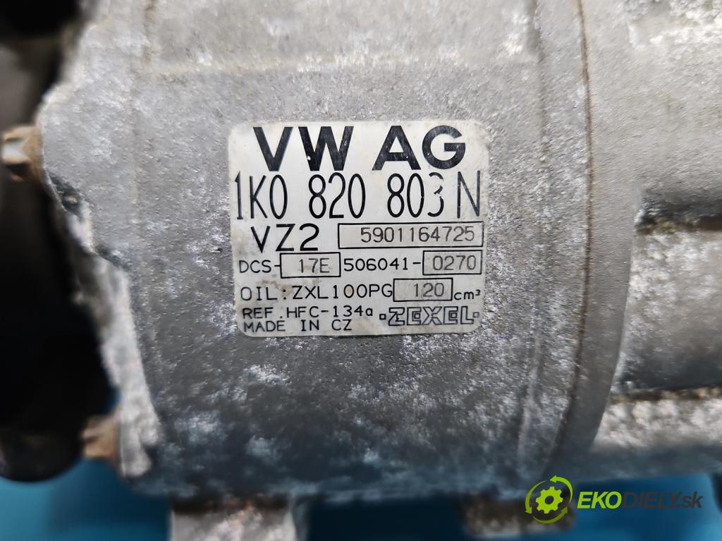 Vw Passat B6 2005-2010 2.0 TFSI 200 HP automatic 147 kW 1984 cm3 5- Kompresor: klimatizácie 1K0820803N (Kompresor klimatizácie)