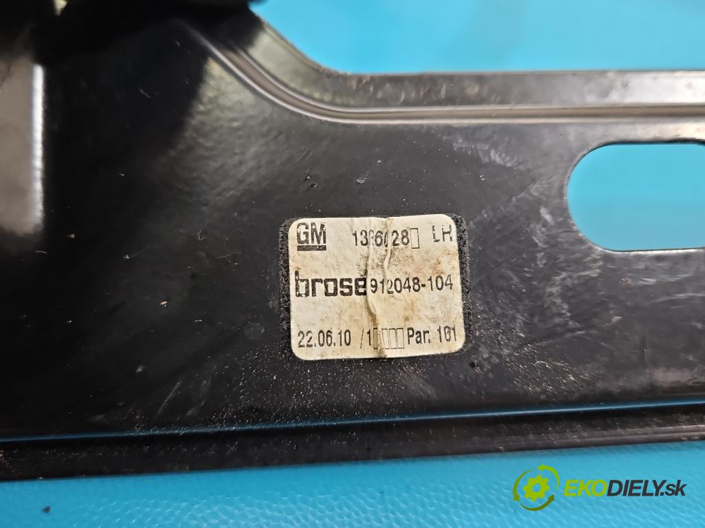 Opel Astra IV 2009-2015 1.4 T 140 HP manual 103 kW 1364 cm3 5- mechanizmus okna predné ľavý 0130822410