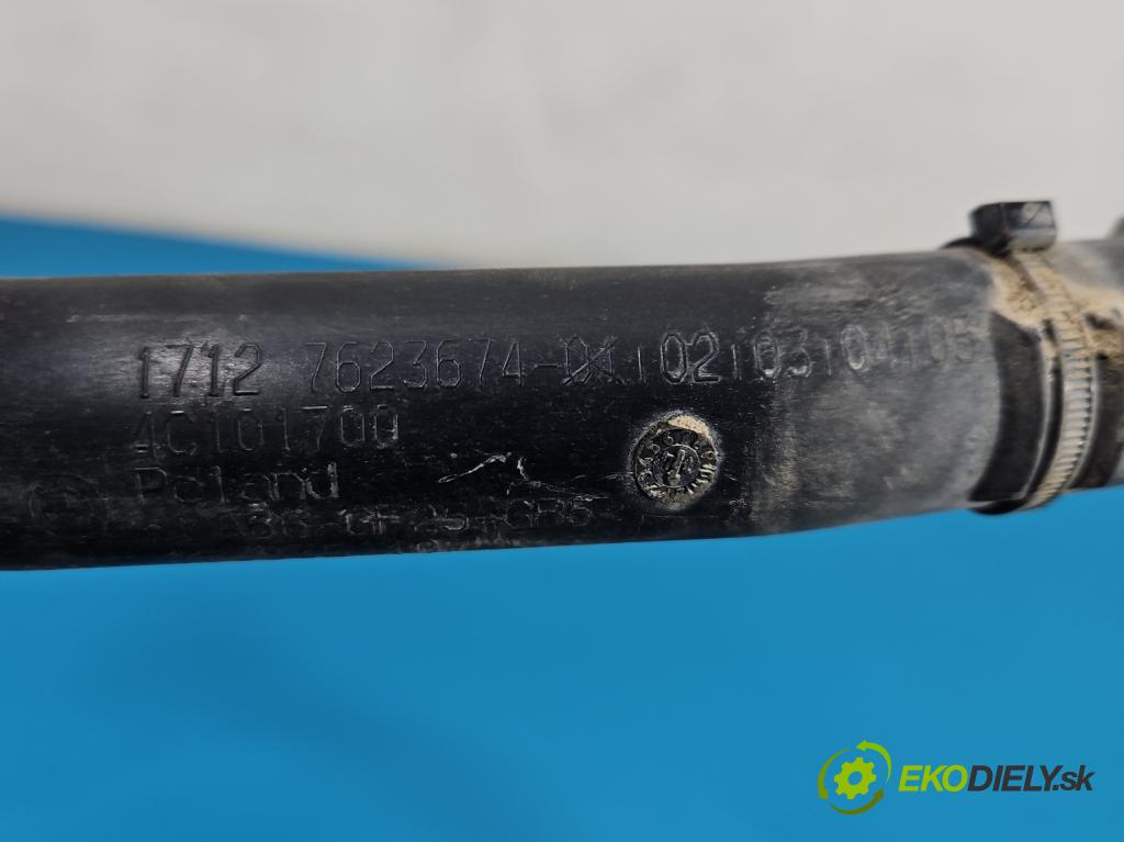 Bmw i3 2013–2022 0.0 elektrický: 170 HP automatic 125 kW 1 cm3 5- rúrka systému chladenia 7623674