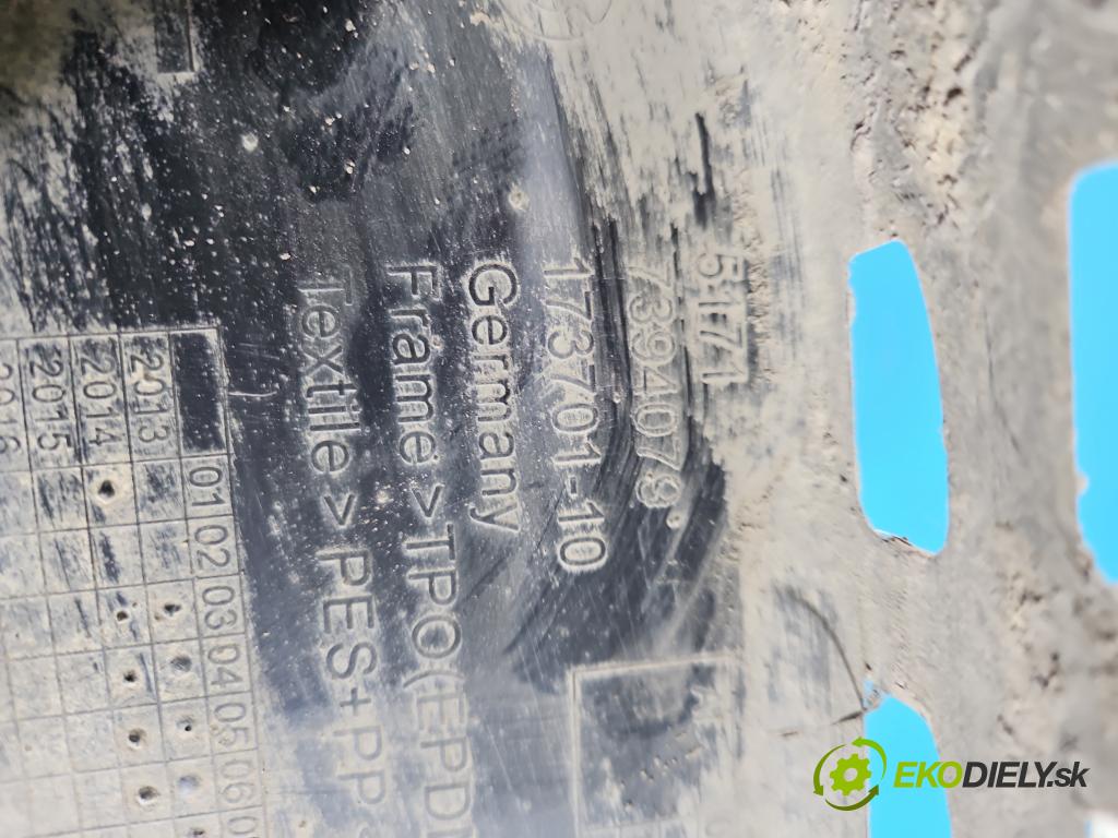 Bmw i3 2013–2022 0.0 elektrický: 170 hp automatic 125 kW 1 cm3 5- blatník: zadní levé 7394079