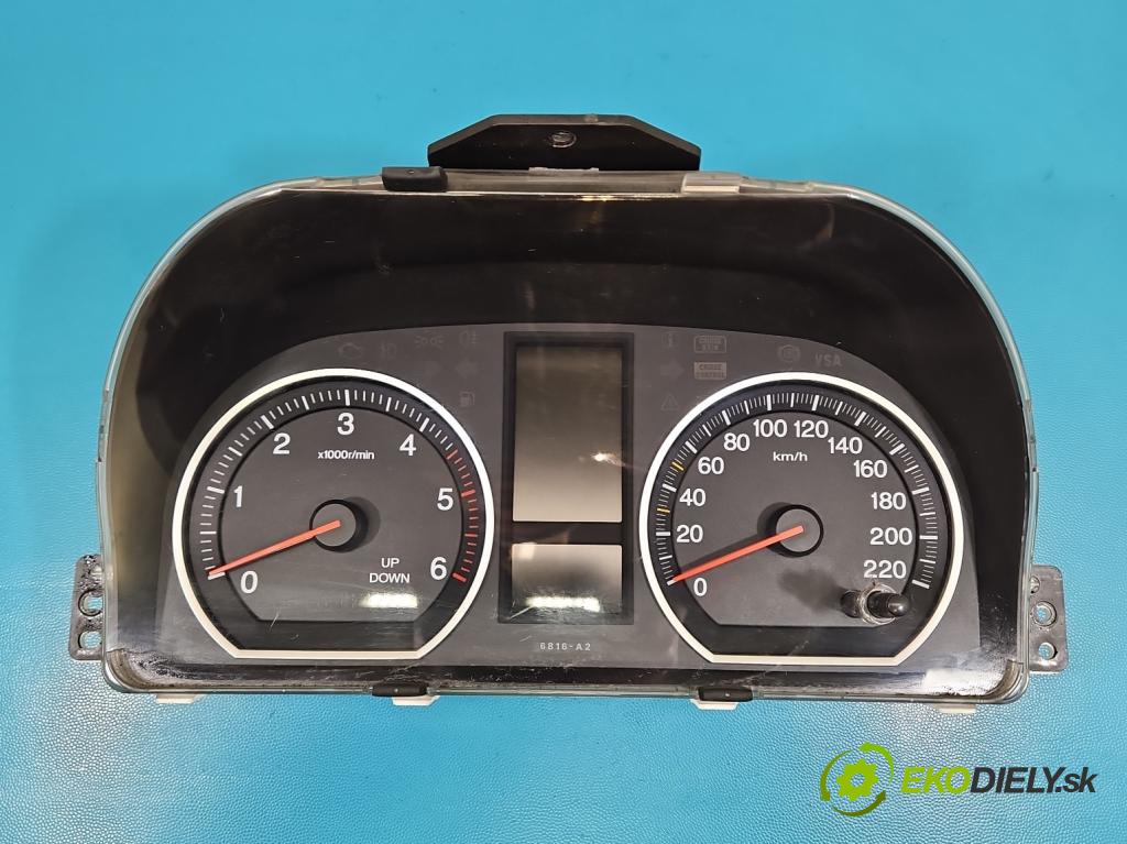 Honda CR-V III 2006-2011 2.2 i-CTDi 150 HP manual 110 kW 2199 cm3 5- prístrojovka/ budíky HR0399043 (Prístrojová doska)
